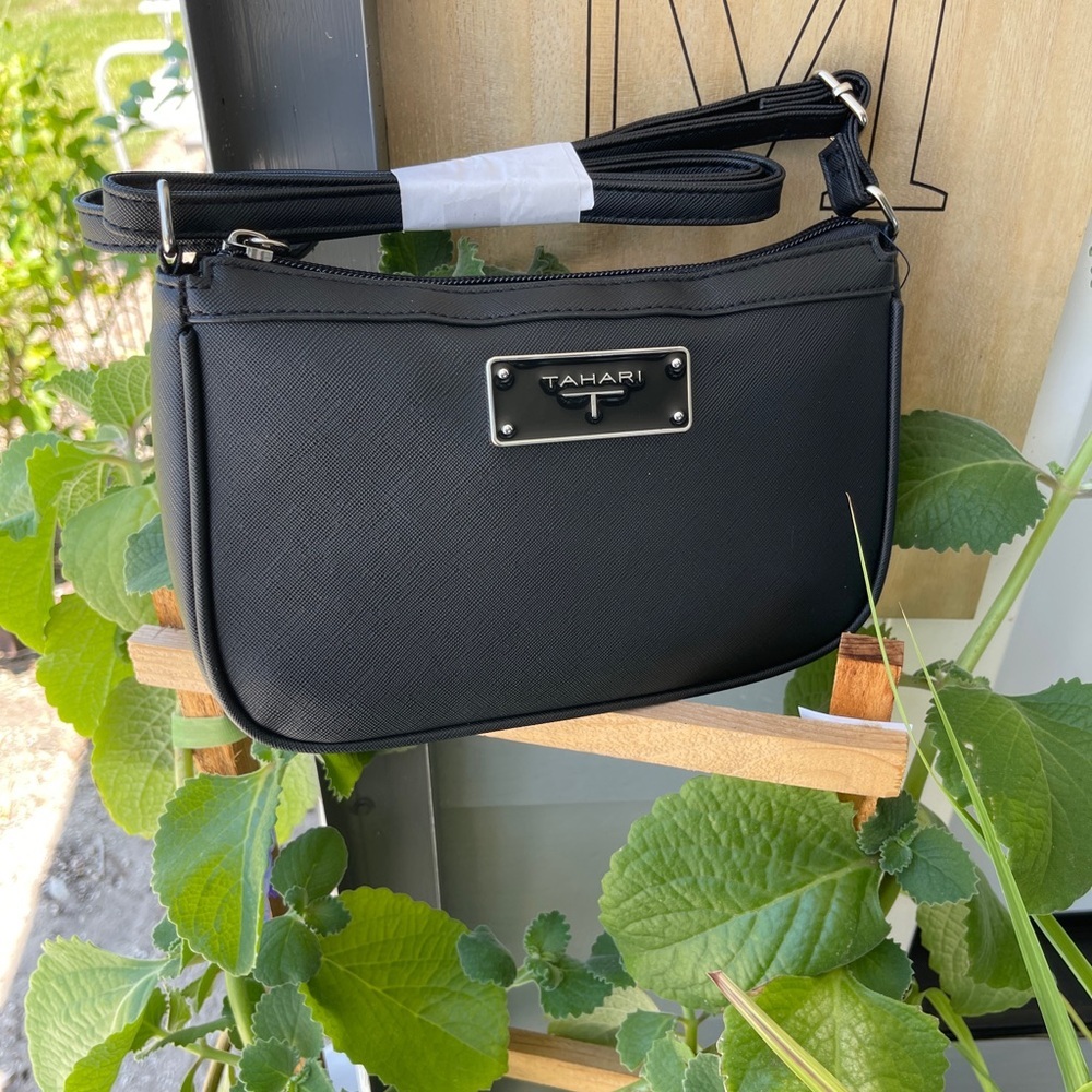 TAHARI Crossbody Saffiano Bag - Picture 9 of 13